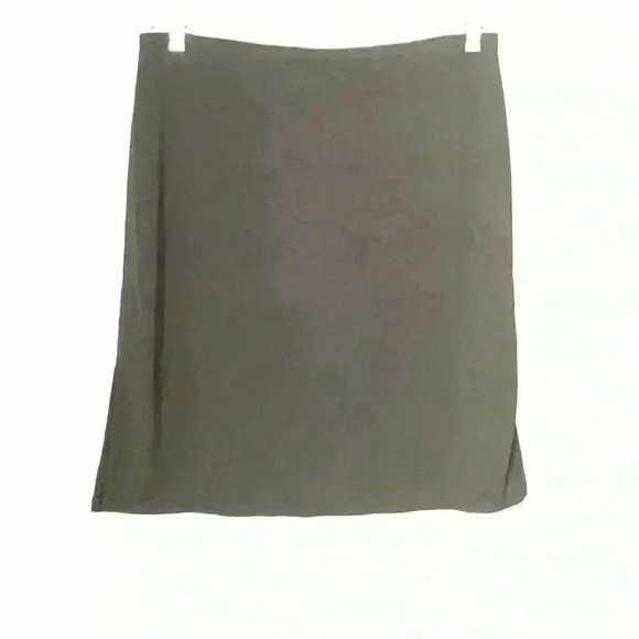 Vtg New York&Co Black Stretch Polyester Skirt Women M - Picture 2 of 9